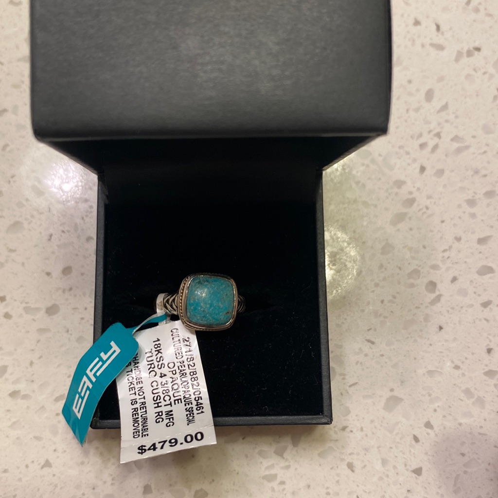 Effy Turquoise Ring Size 6